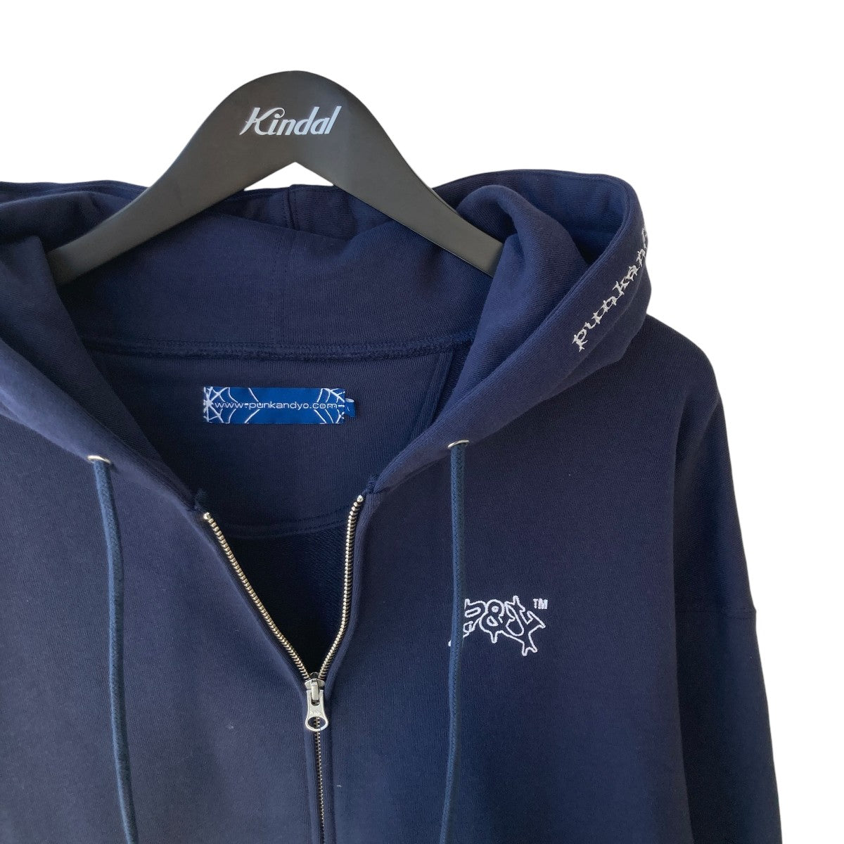 punkandyo(パンクアンドヨー) ジップパーカー ネイビー サイズ L