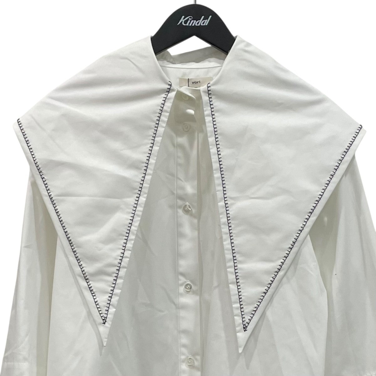 yori(ヨリ) シャツYR21-25007SP YR21-25007SP ホワイト サイズ 38