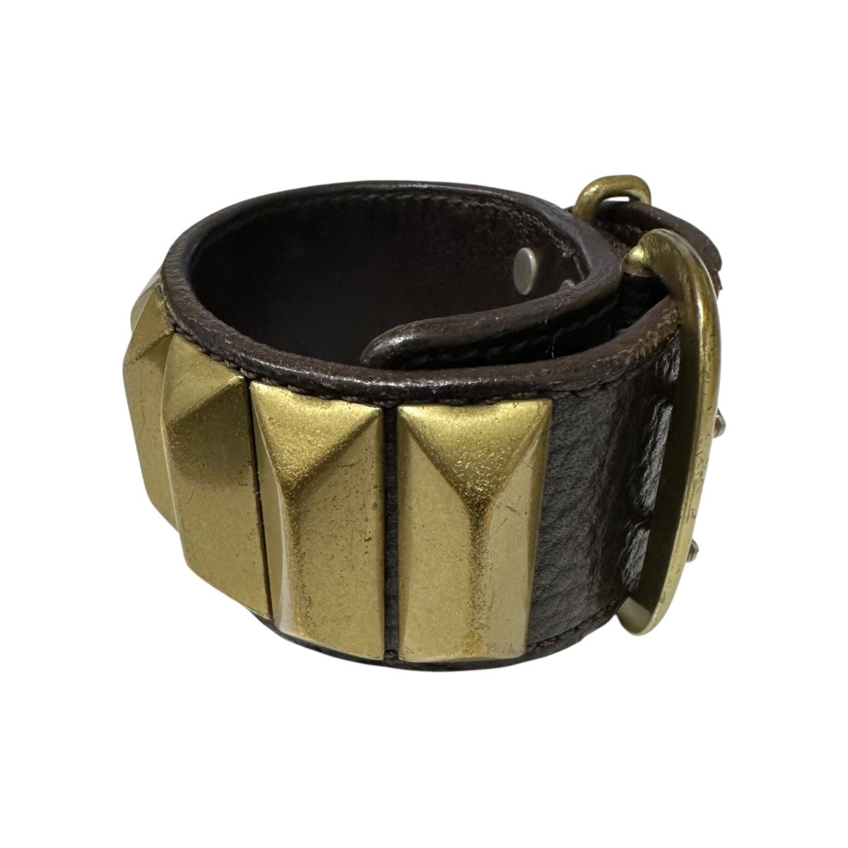 UNDERCOVER(アンダーカバー) スタッズレザーブレスバングルUC1D4A02 F