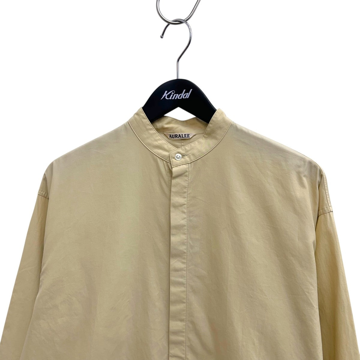AURALEE(オーラリー) 21SSWASHED FINX TWILL KAFTAN SHIRTS長袖シャツ