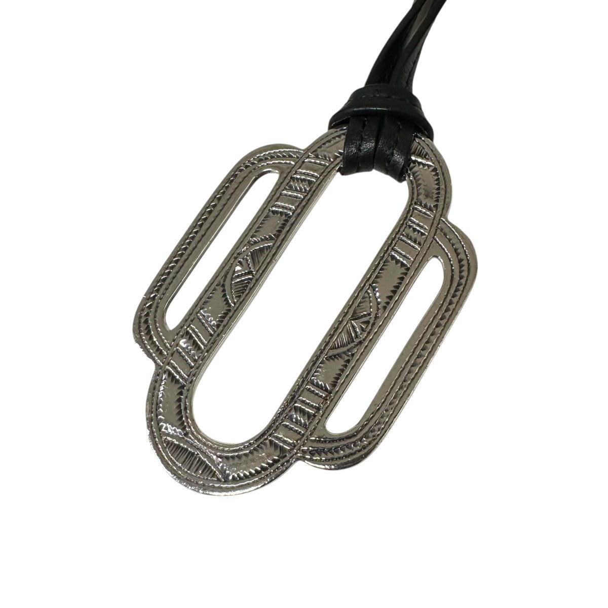 HERMES(エルメス) トゥアレグネックレス シルバー×ブラック｜【公式