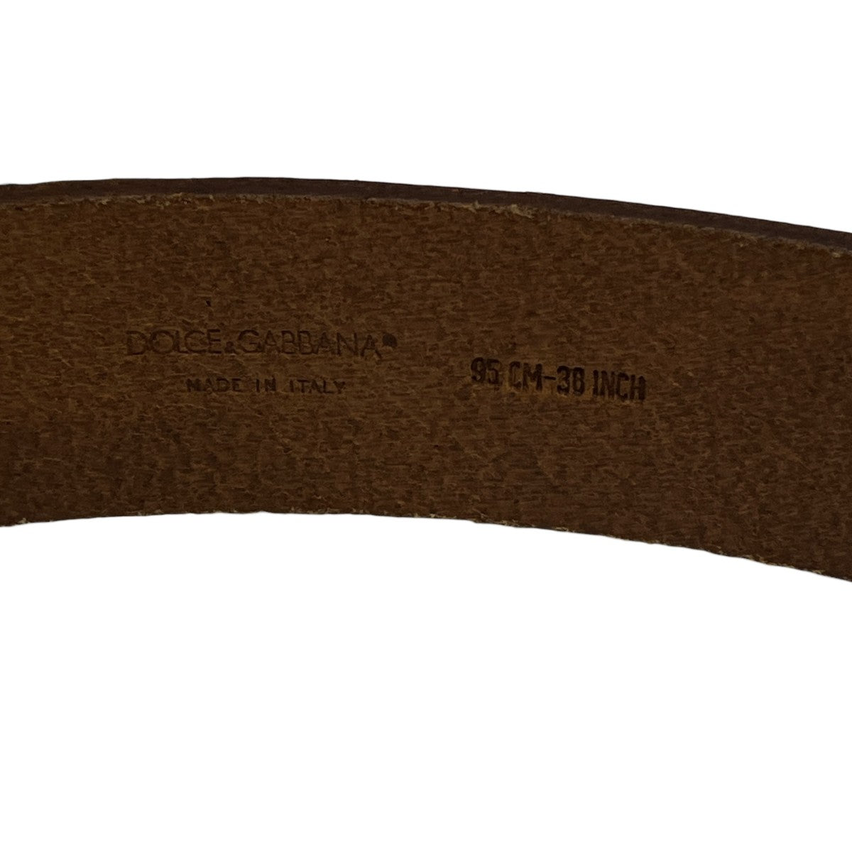 DOLCE ＆ GABBANA(ドルチェアンドガッバーナ) ロゴレザーベルト