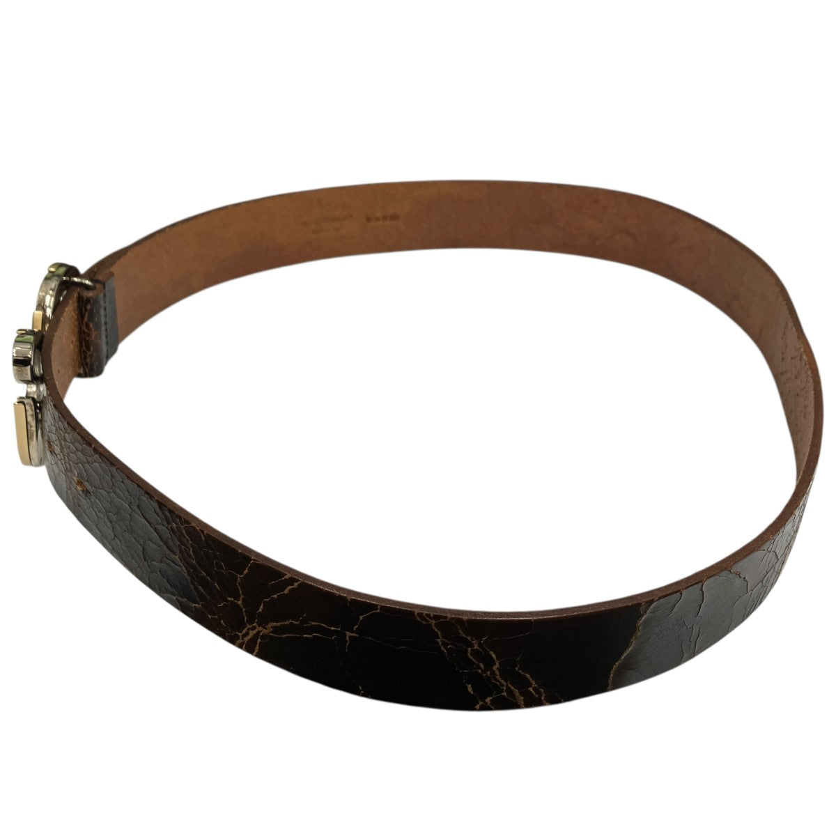 DOLCE ＆ GABBANA(ドルチェアンドガッバーナ) ロゴレザーベルト