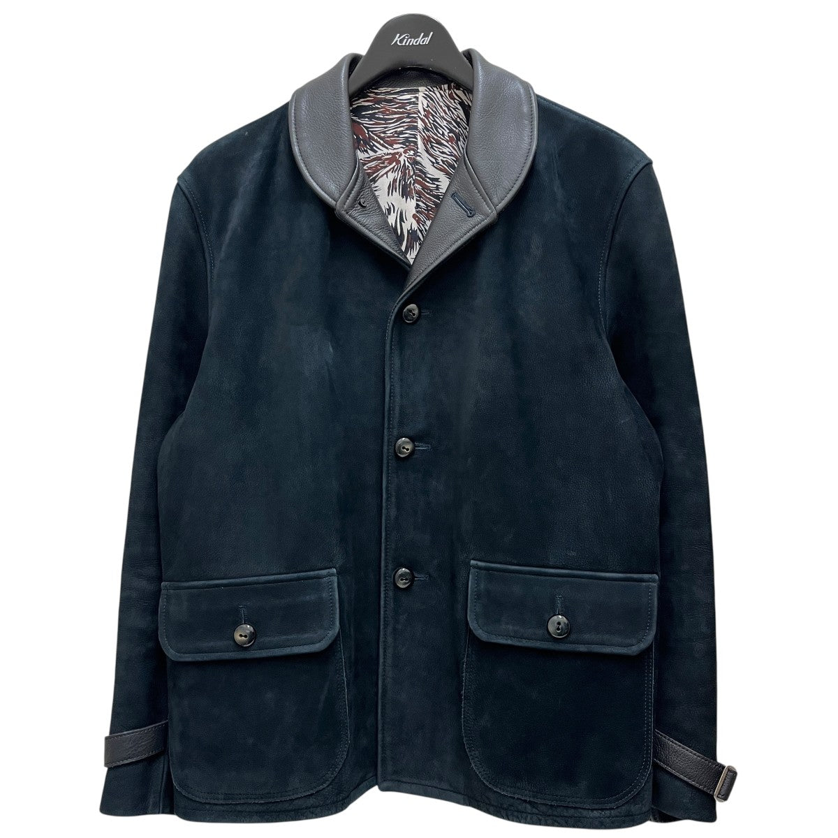 TENDERLOIN(テンダーロイン) ヌバックレザージャケット ブラック