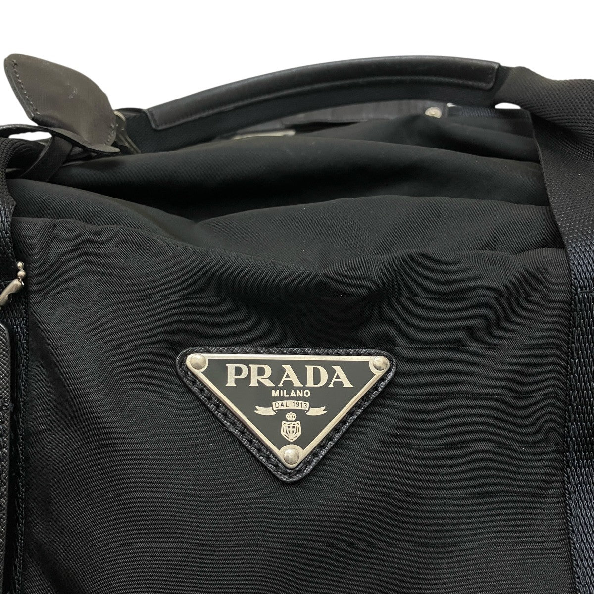PRADA(プラダ) ショルダー付ボストンバッグ ユニセックス 56 ブラック