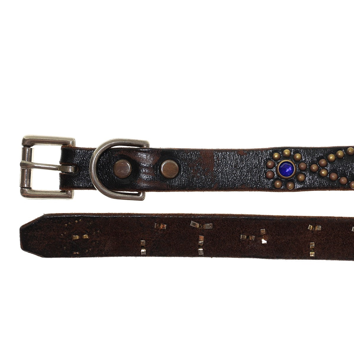 TENDERLOIN(テンダーロイン) ナロースタッズベルト ブラウン サイズ M