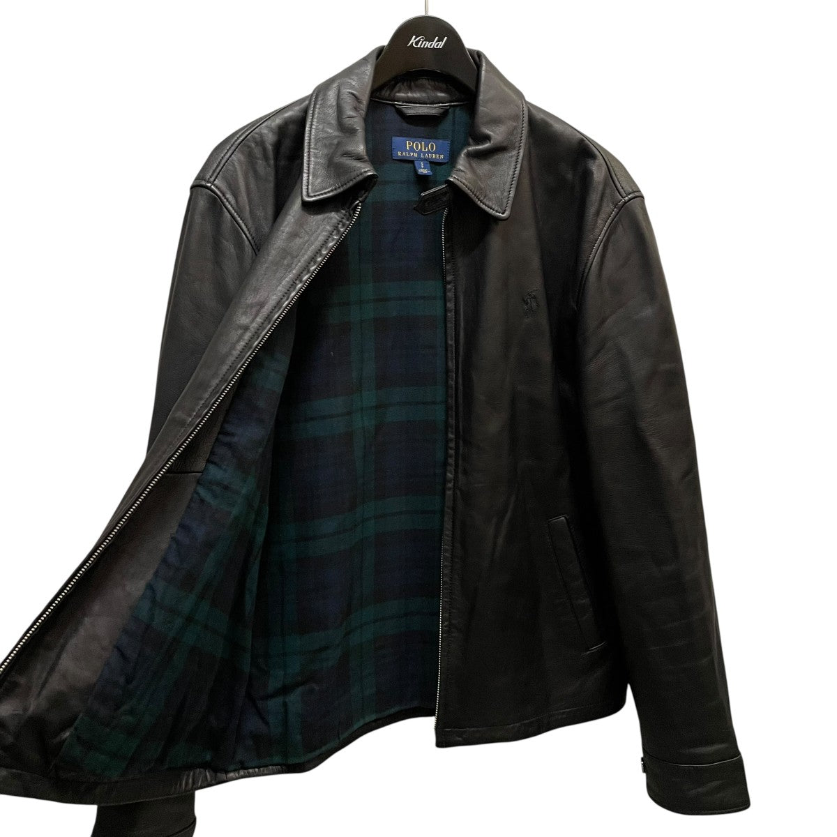 RALPH LAUREN(ラルフローレン) レザージャケット ブラック サイズ S