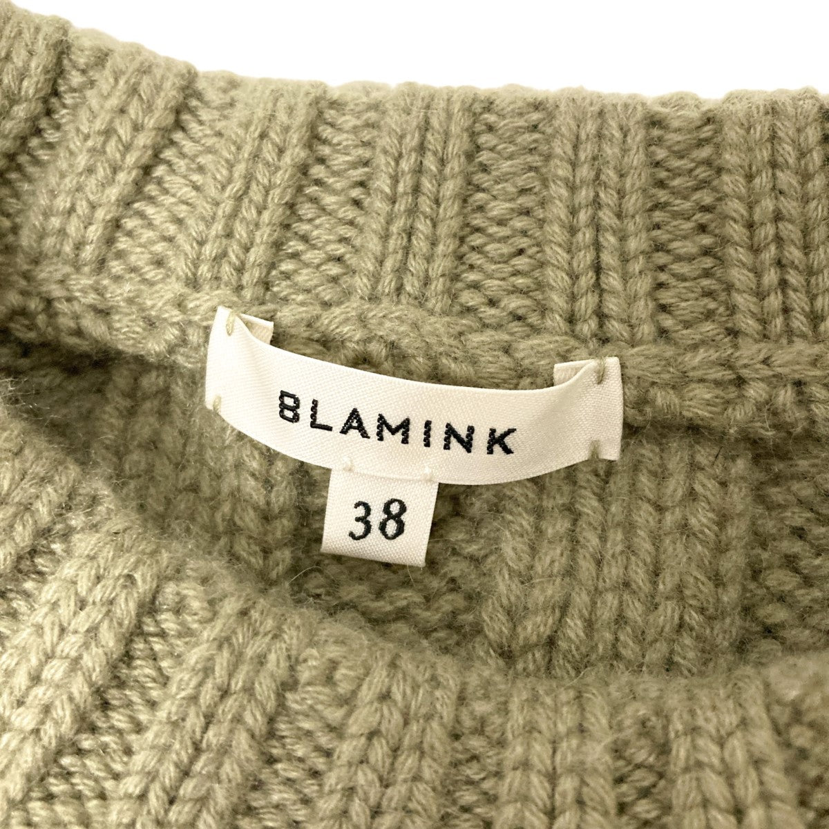 BLAMINK(ブラミンク) カシミヤケーブルニット7913 106 0142 7913 106