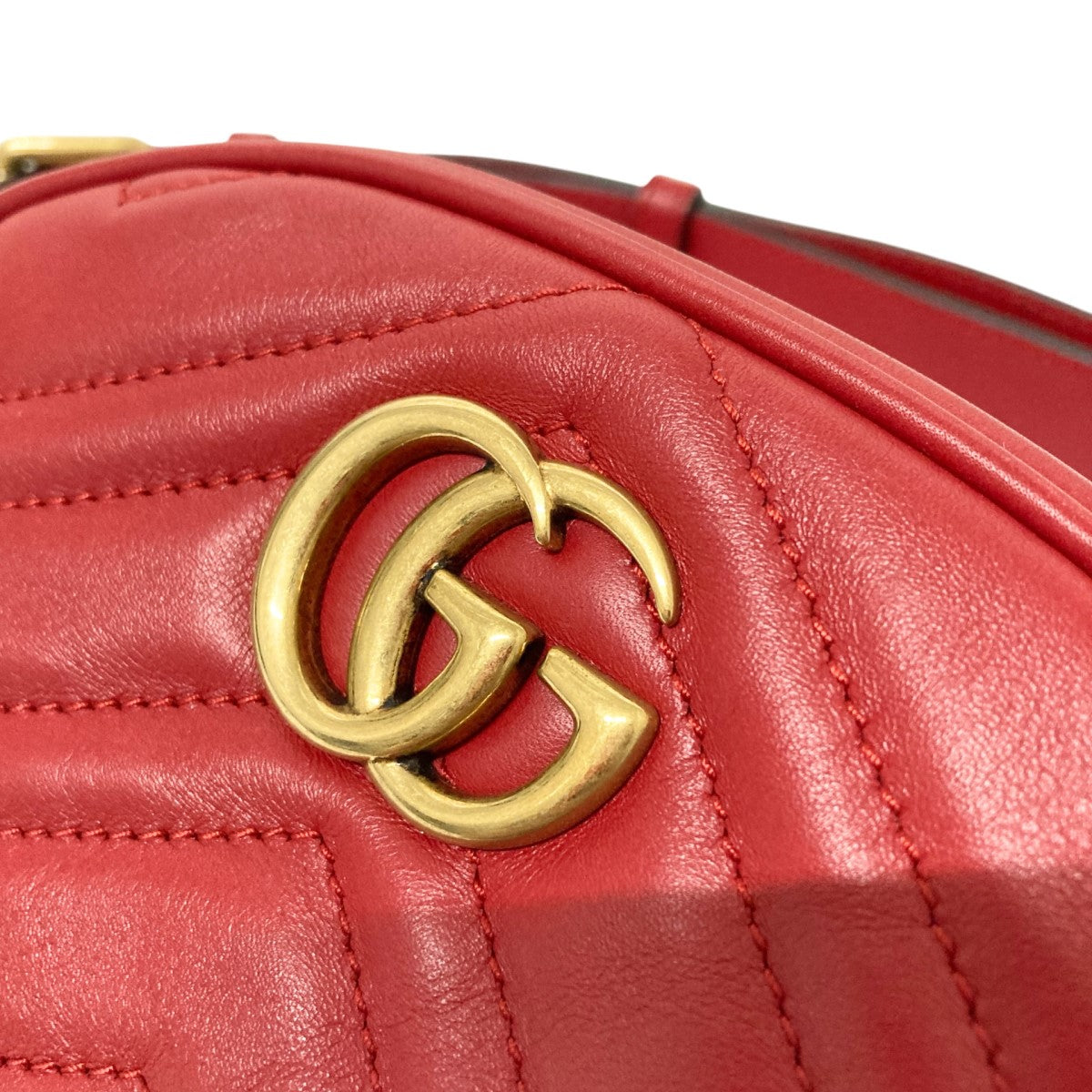 GUCCI(グッチ) ボディバッグ476434・585795 476434・585795 レッド