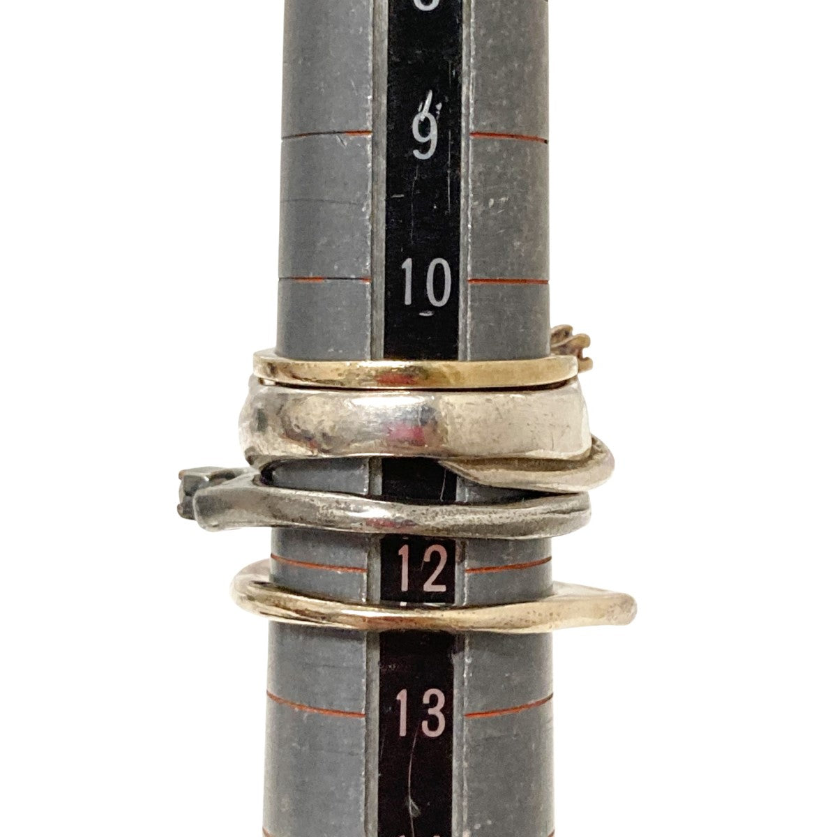 IOSSELLIANI(イオッセリアーニ) 4連リング シルバー×ゴールド｜【公式