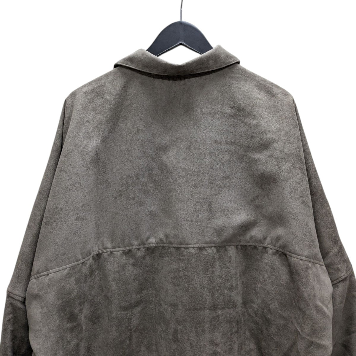 ANCELLM(アンセルム) VEGAN LEATHER SKIPPER LONG LS ZIP SHIRT