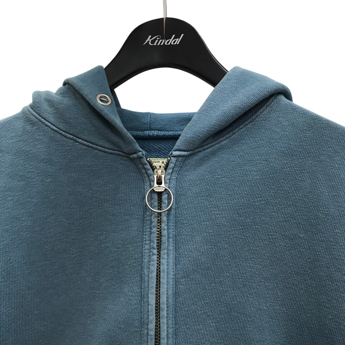 KAPITAL(キャピタル) 25SS裏毛 ZIP UP GYMパーカー スカイブルー