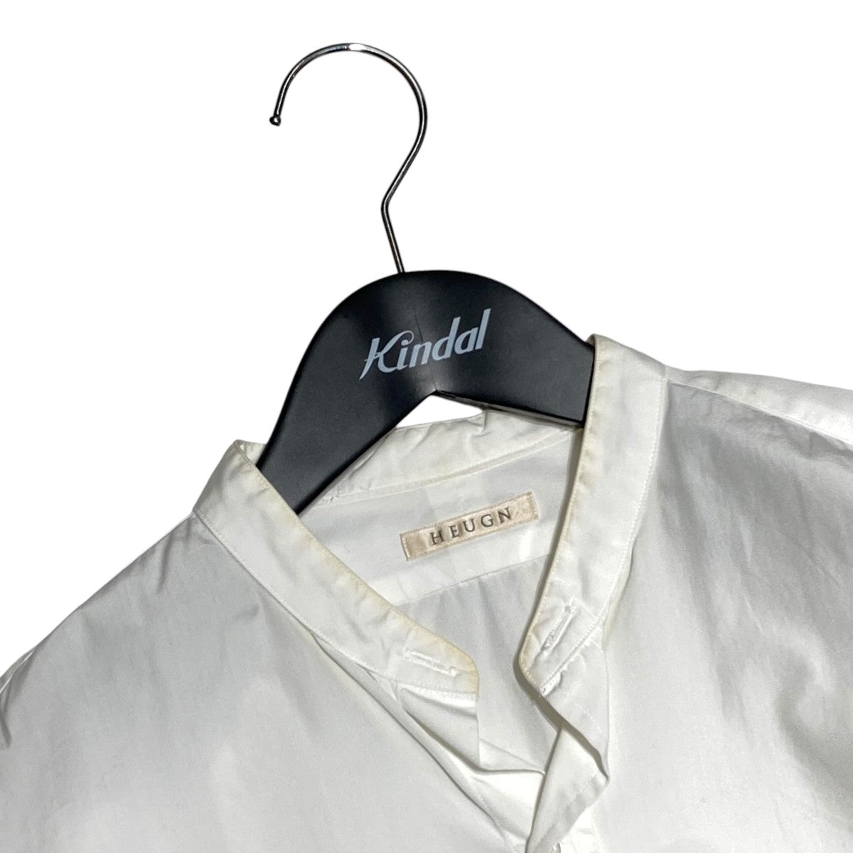 HEUGN(ユーゲン) SHIRT003バンドカラーシャツ ホワイト サイズ 2