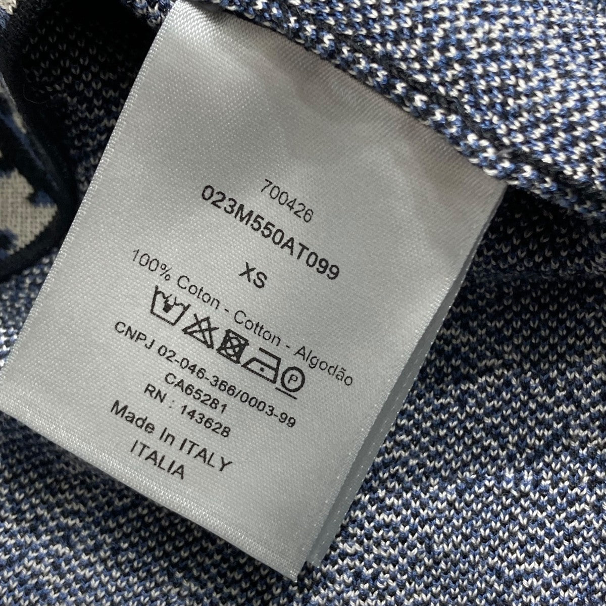 DIOR(ディオール) Oblique Overshirt総柄長袖シャツ023M550AT099