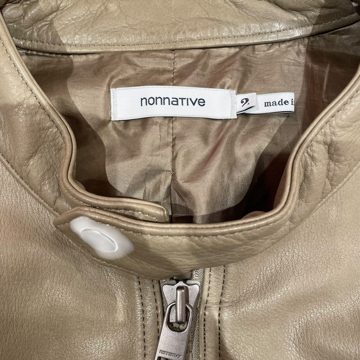 nonnative(ノンネイティブ) RIDER BLOUSON COW LEATHERライダース
