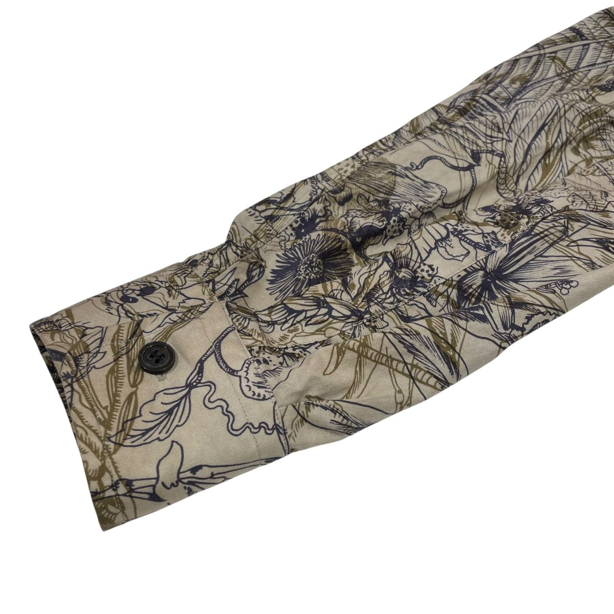 DRIES VAN NOTEN(ドリスヴァンノッテン) 23AWボタニカルシャツ カーキ