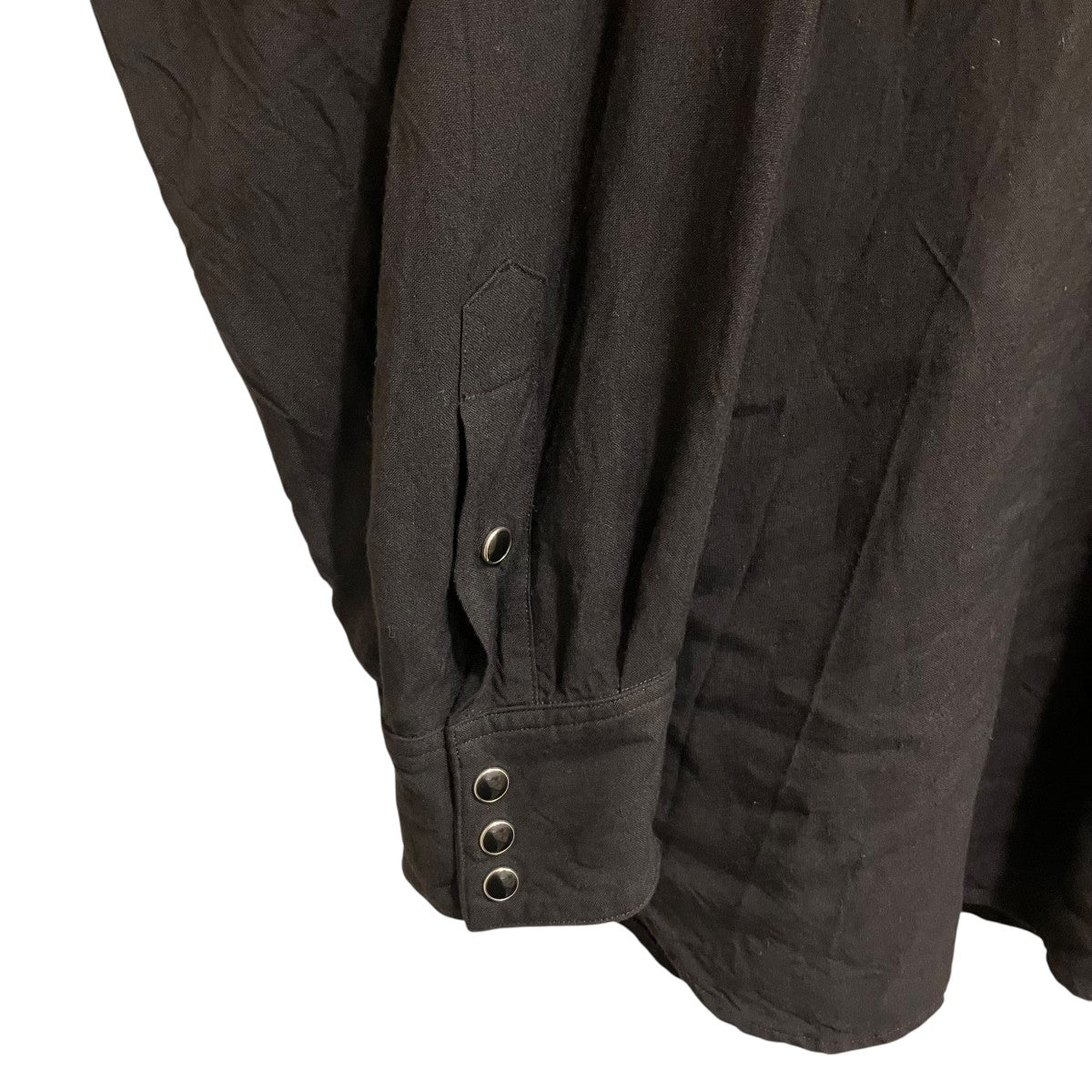 COMOLI(コモリ) 「25SSレーヨン ウエスタンシャツ」長袖シャツB01