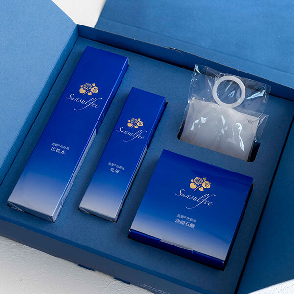 ギフト】サンスルフィー美要化粧品 化粧水・乳液・石鹸 3点セット