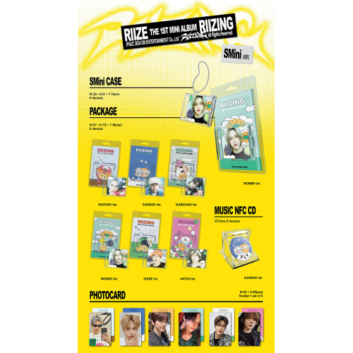 RIIZE - RIIZING [1st Mini Album/SMini ver./RRR Edition/6種のうち1