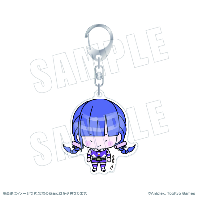 HUNDRED LINE -最終防衛学園- 公式デフォルメ アクリルキーホルダー 15