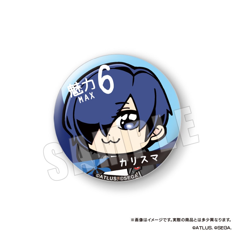 ペルソナ3 リロード 主人公×ぶくぶ カンバッジ: グッズ・その他雑貨