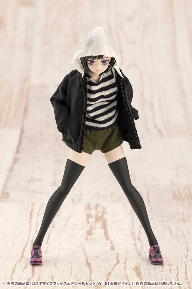 カスタマイズフェイス＆デカールセット Vol.6【雨間デザイン】(Vol.6