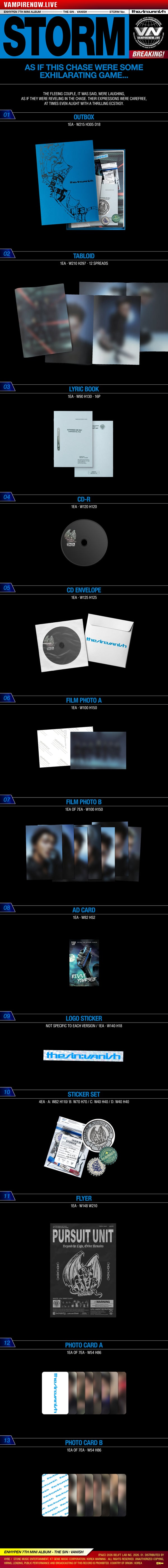 ENHYPEN - THE SIN : VANISH [SIGNED] – Kpop Nara