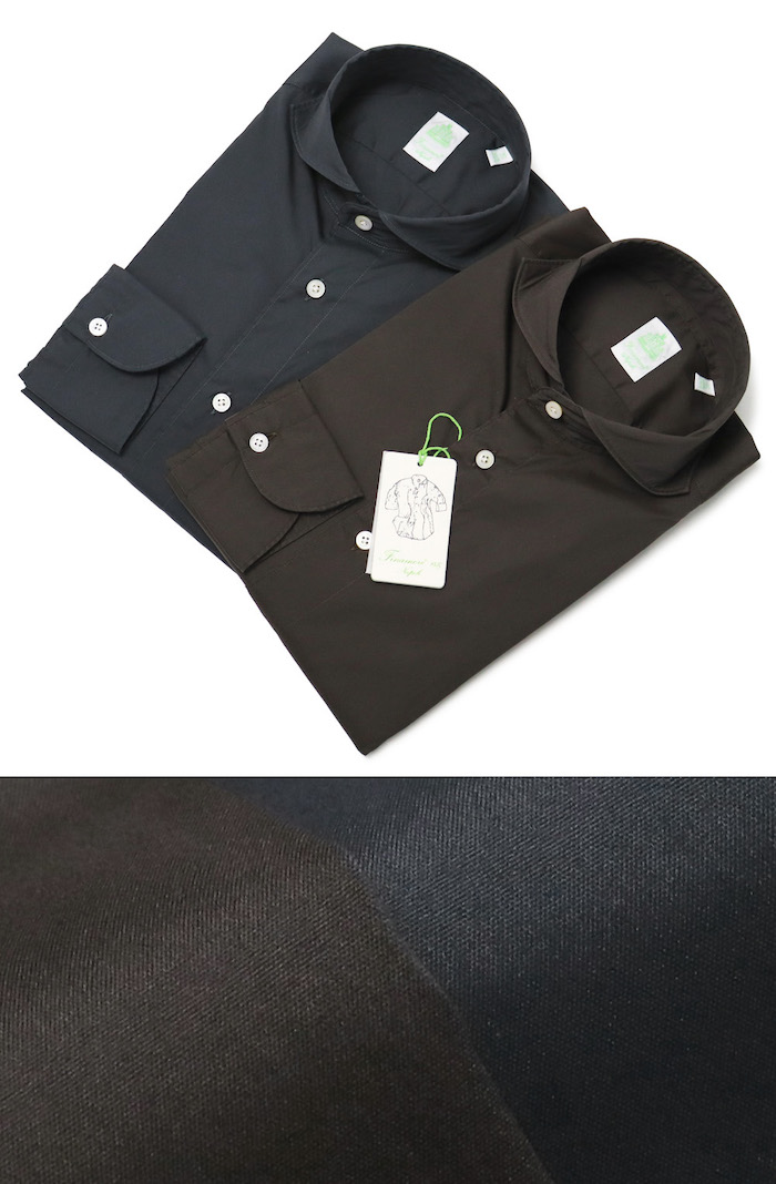 フィナモレ / Finamore / セルジオ / SERGIO / カッタウェイ シャツ