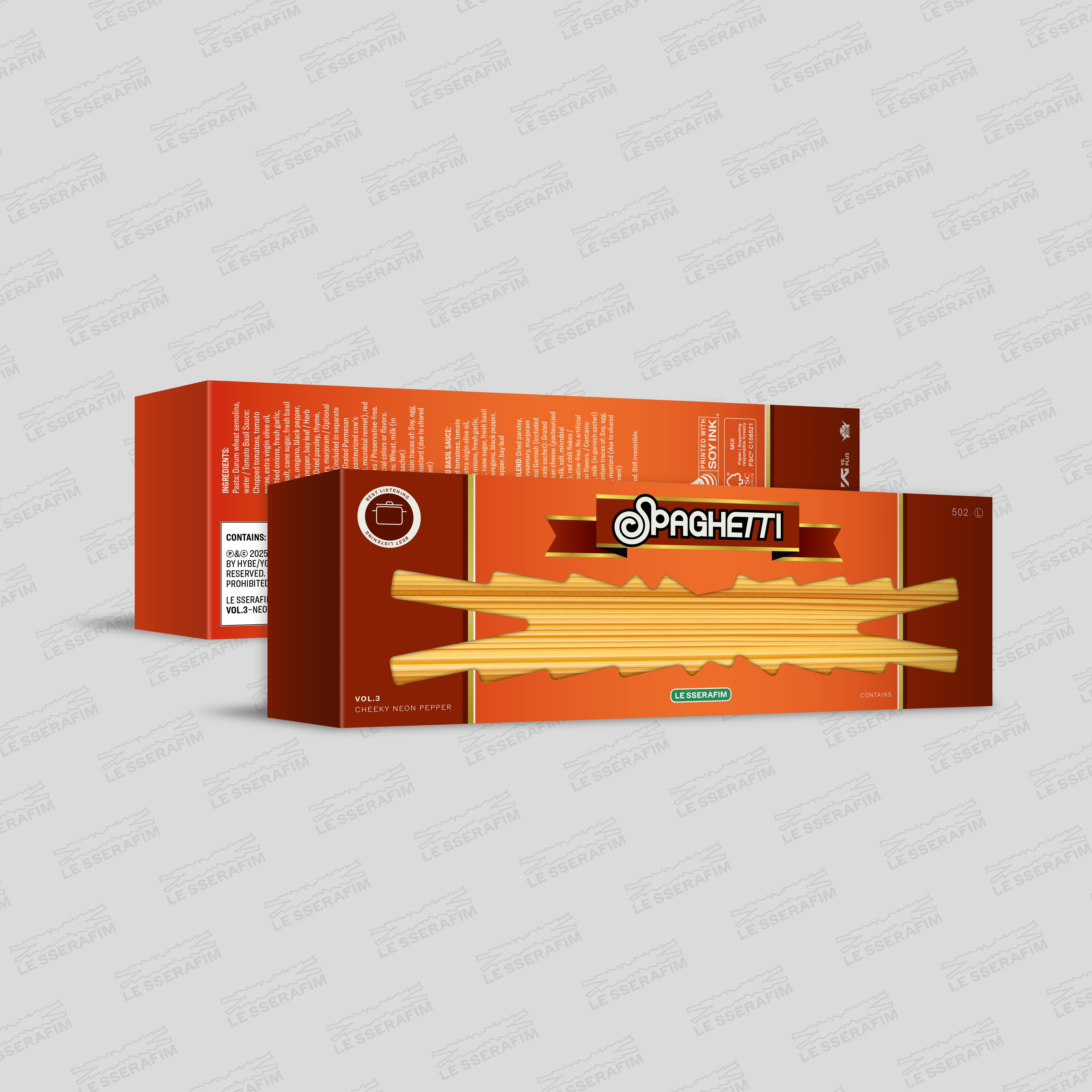 1st Single Album 'SPAGHETTI' - Page 2 - LE SSERAFIM Official Store