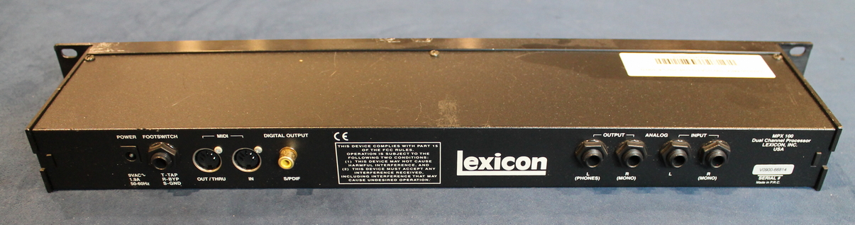 Lexicon MPX-100 USATO cod. 2025 < Lenzotti Strumenti Musicali