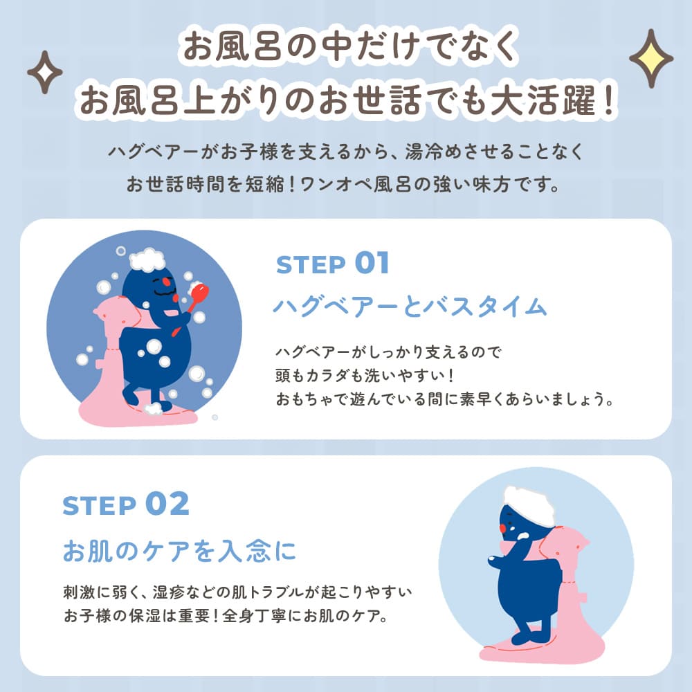 HUGBEAR | ハグベアー ベビーバス お風呂補助具 | Poled 公式通販