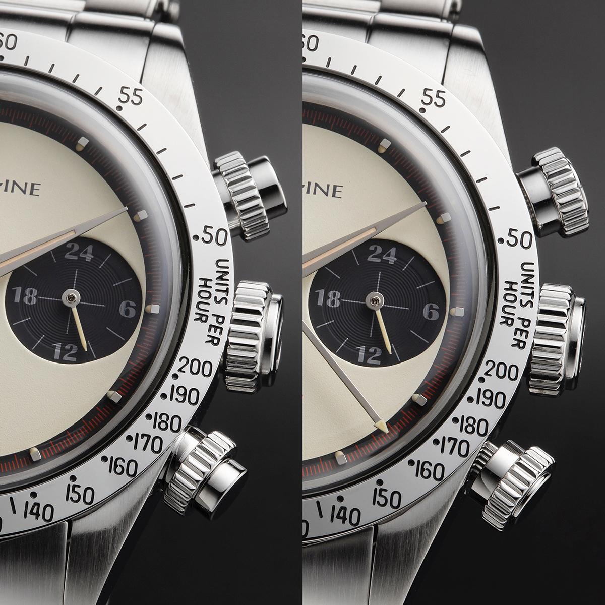 アウトライン・2レジスタークロノ シリーズ Ⅲ （パンダ） Cal.SEIKO