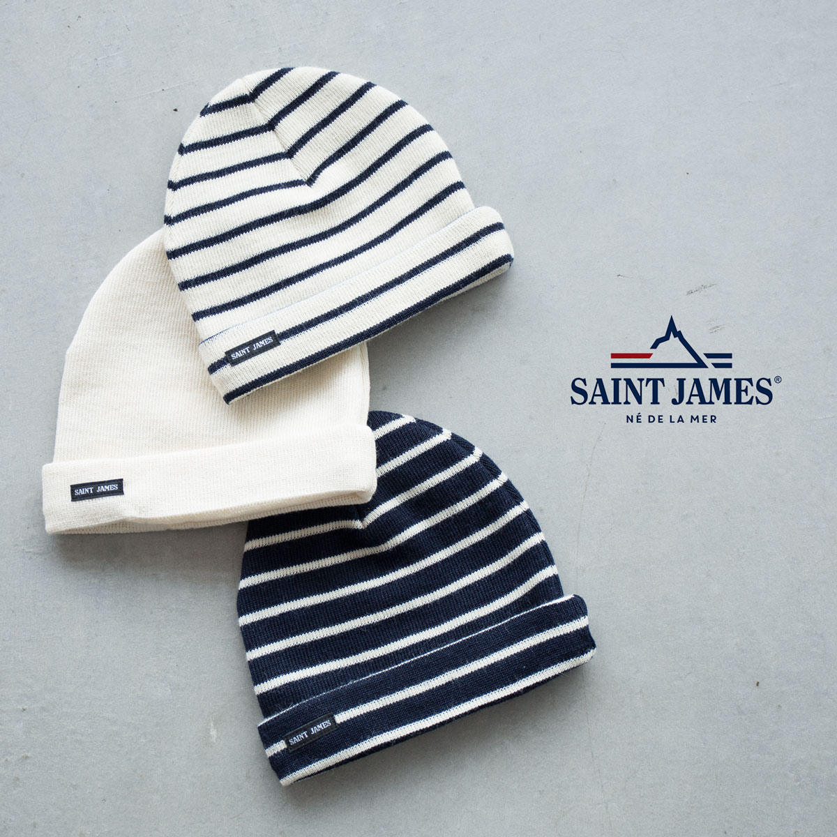 楽天市場】日本正規品 セントジェームス 帽子 フランス製 ニット