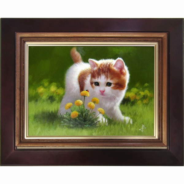 楽天市場】長岡 卓『なかよし』油絵・油彩画 F3（3号） : 内田画廊