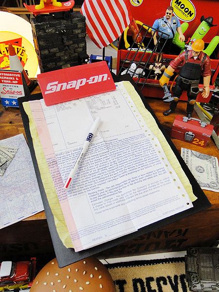 スナップオン（Snap－on）ステアリングテーブル クリップボード
