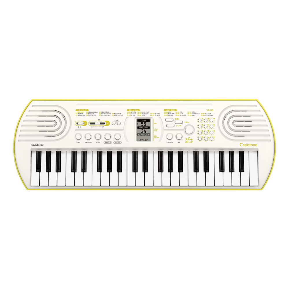 楽天市場】カシオ CASIO SA-81 Casiotone 44ミニ鍵盤 電子ミニ