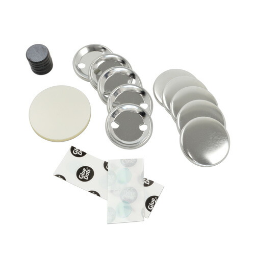 楽天市場】38mm マグネット 缶バッジパーツセット 1000個 : クラフト