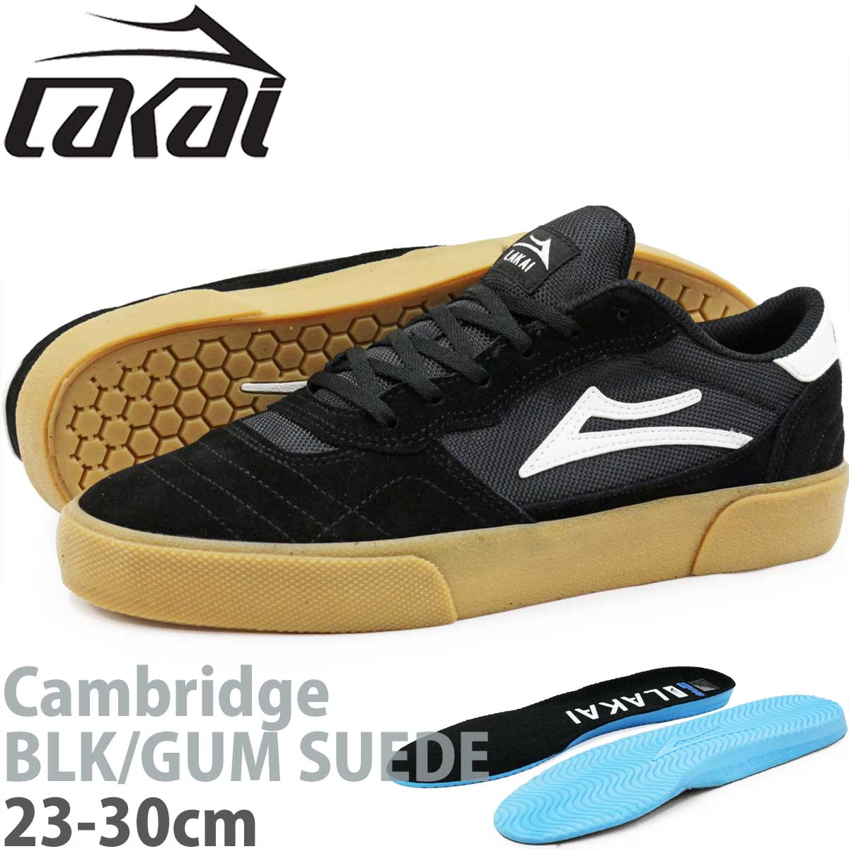 楽天市場】ラカイ マンチェスター 23-30cm スケボー シューズ Lakai
