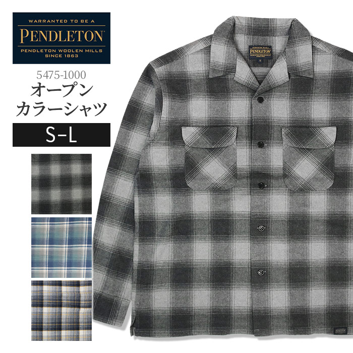楽天市場】ペンドルトン PENDLETON オープンカラーシャツ 5475-1000