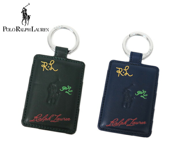 楽天市場】ラルフローレン カラーロゴ レザーキーホルダー[P-1104