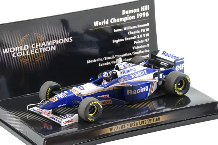 楽天市場】ミニチャンプス 1/43 ウィリアムズ ルノー FW19 ジャック