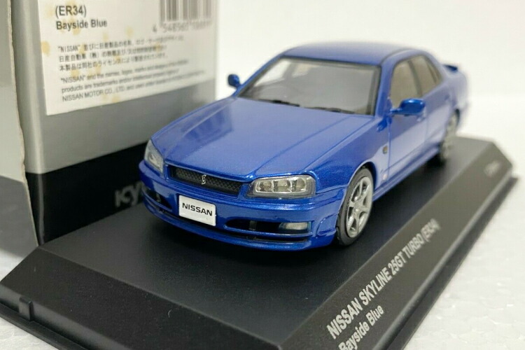 楽天市場】京商 1/43 日産 スカイライン 25GT ターボ 2000 JDM R34