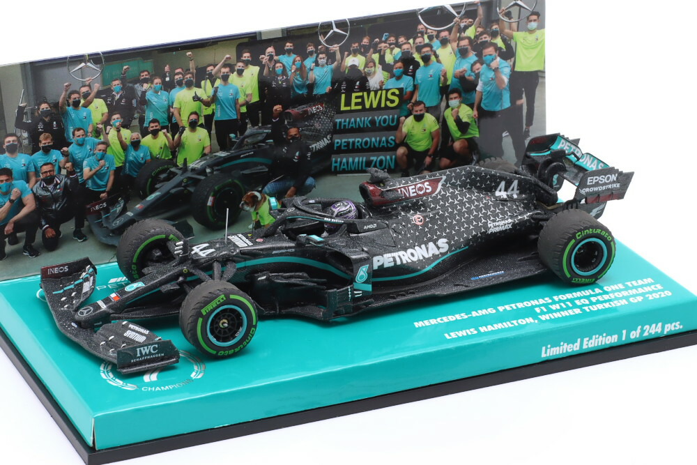 楽天市場】ミニチャンプス 1/18 メルセデス AAMG F1 W11 #44 優勝