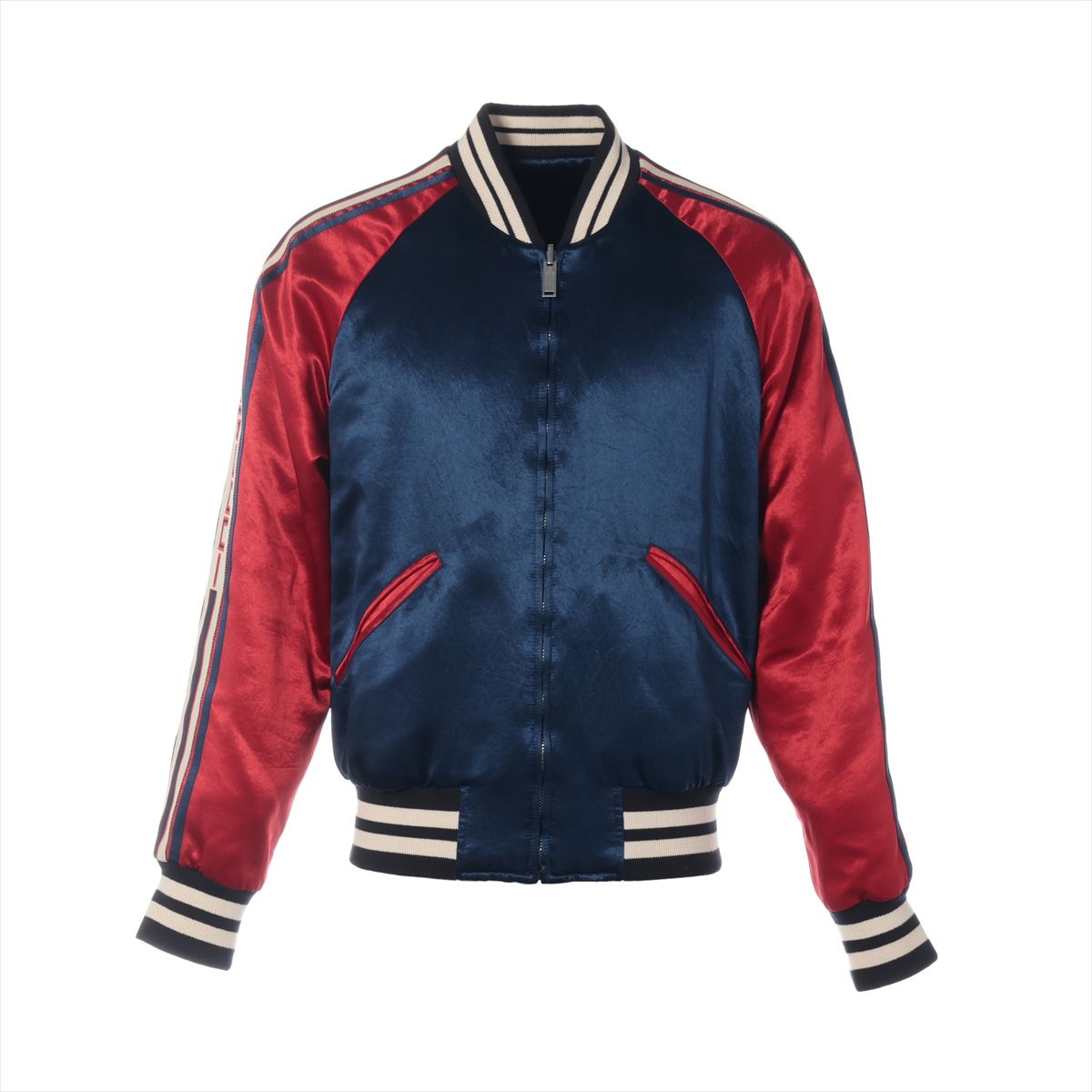 楽天市場】【グッチ】Gucci GGゴースト シルク スカジャン ボンバー