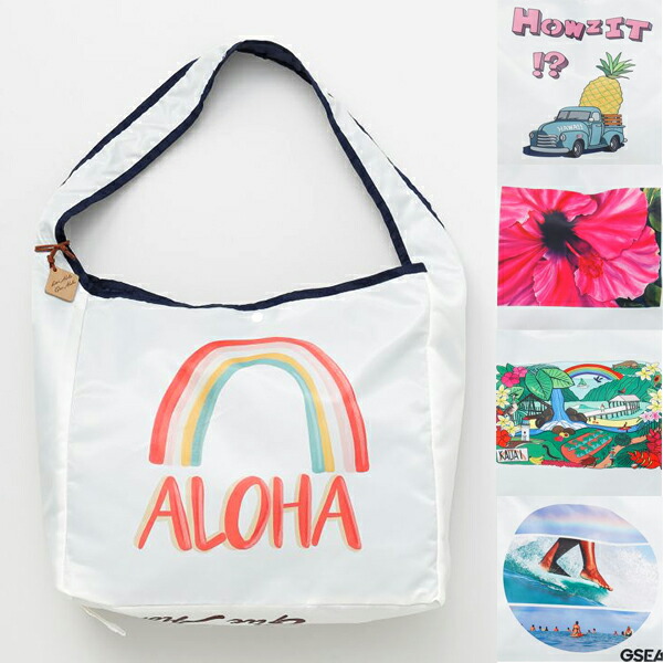 楽天市場】ハレイワハッピーマーケット エコバッグ 折りたたみ