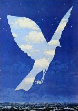 楽天市場】【ルネ・マグリット アルミ額装ポスター】セーヌ川の入口