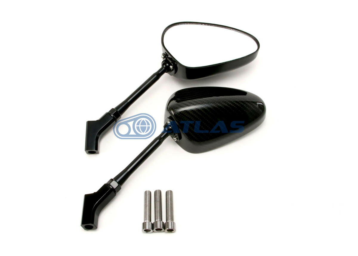 楽天市場】SIMOTA カーボンミラー オーバル ストリート100mm JR-2C