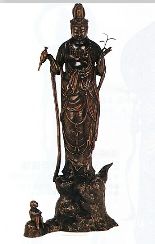 楽天市場】高村光雲 慈母観音菩薩 （ブロンズ像） 送料無料 : 掛け軸