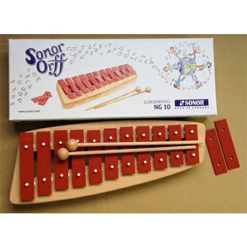 楽天市場】ゾノア社 二段メタルフォンNG30 鉄琴 グロッケン ZONOR