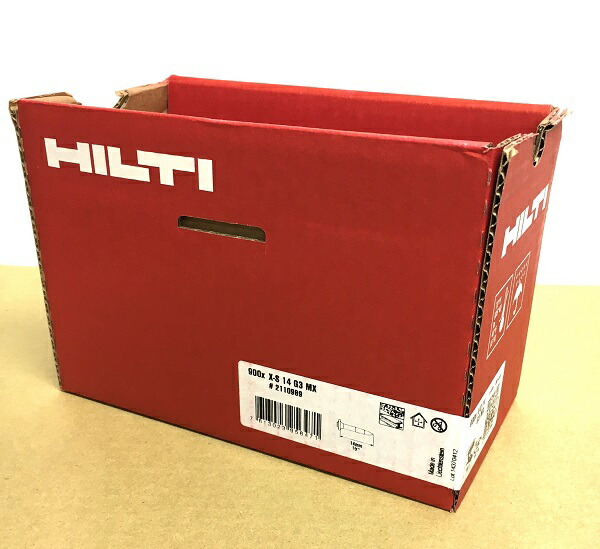 楽天市場】HILTI ヒルティ BX 3 用 ガスピン (連発) X-C B3 MX 20mm